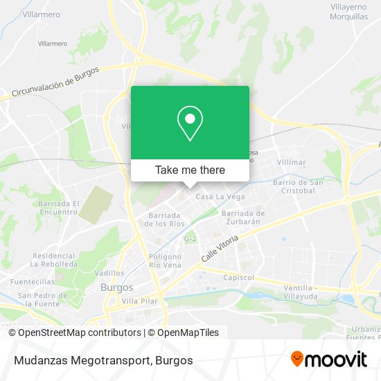 Mudanzas Megotransport map