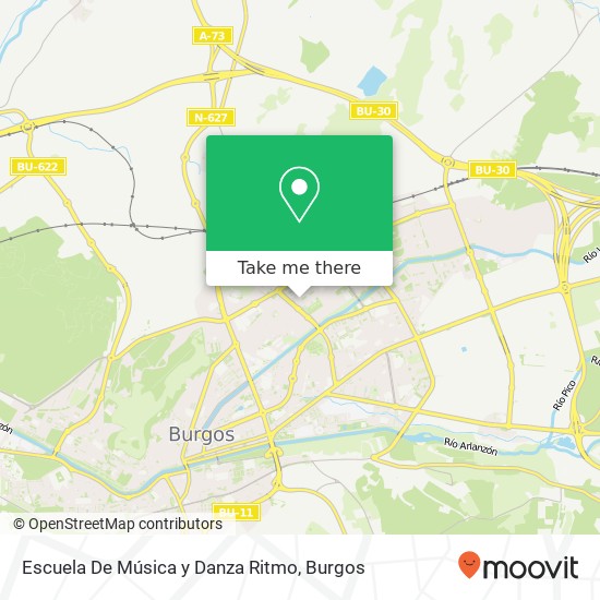 Escuela De Música y Danza Ritmo map