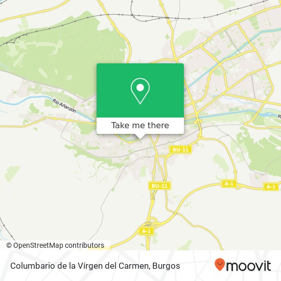 Columbario de la Vírgen del Carmen map