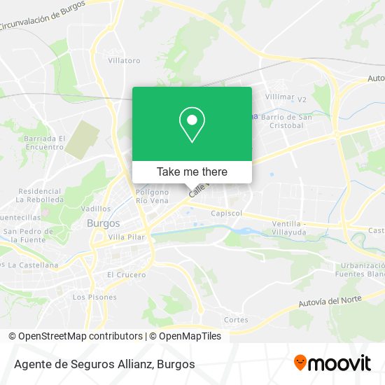 mapa Agente de Seguros Allianz