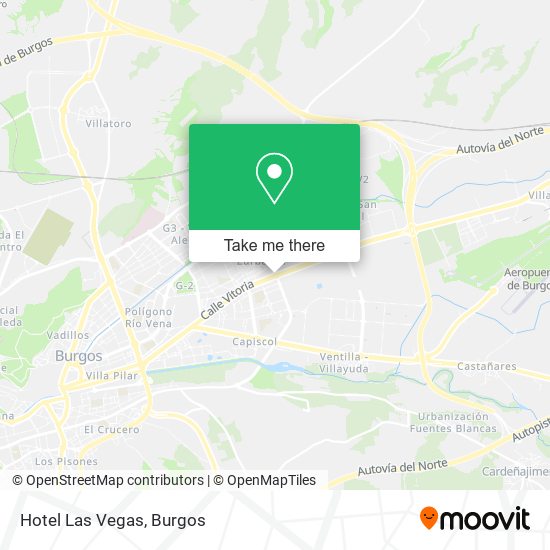 Hotel Las Vegas map