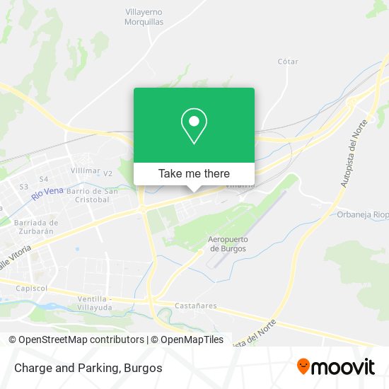 mapa Charge and Parking