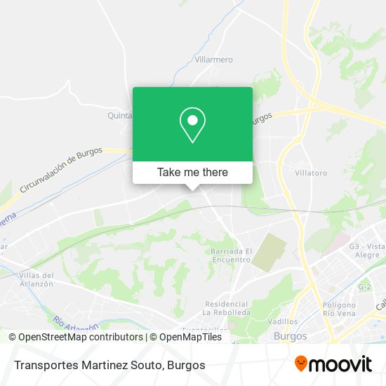 mapa Transportes Martinez Souto