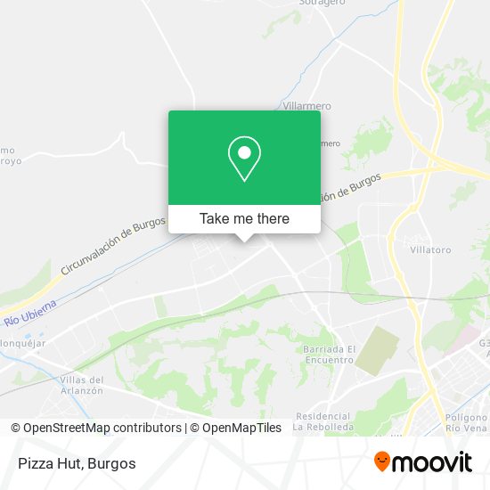 Pizza Hut map