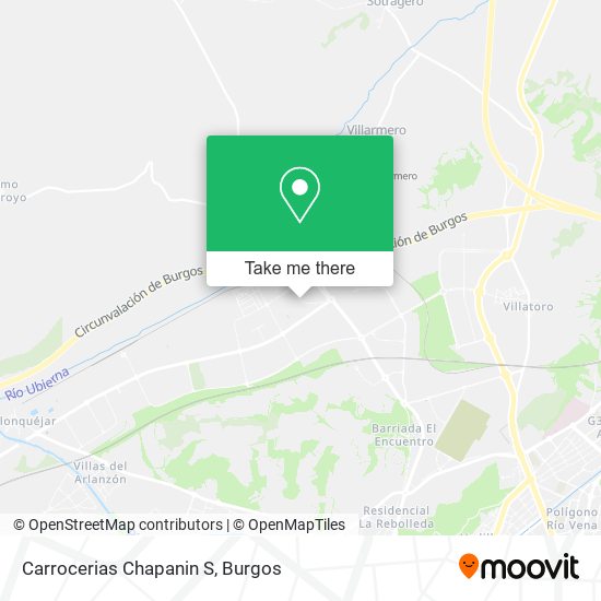 Carrocerias Chapanin S map