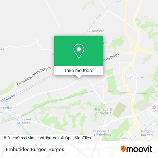 Embutidos Burgos map