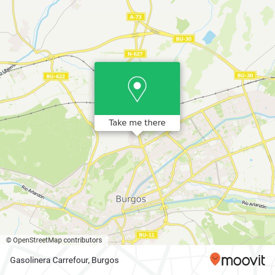 Gasolinera Carrefour map