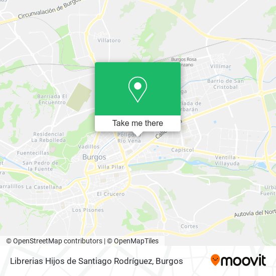 Librerias Hijos de Santiago Rodríguez map