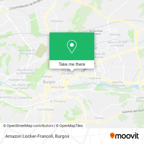 Amazon Locker-Francoli map