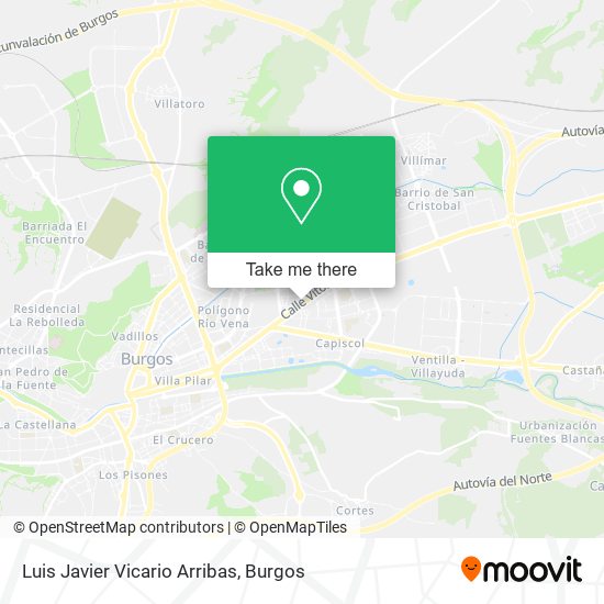 Luis Javier Vicario Arribas map