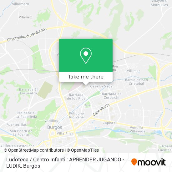 Ludoteca / Centro Infantil: APRENDER JUGANDO - LUDIK map
