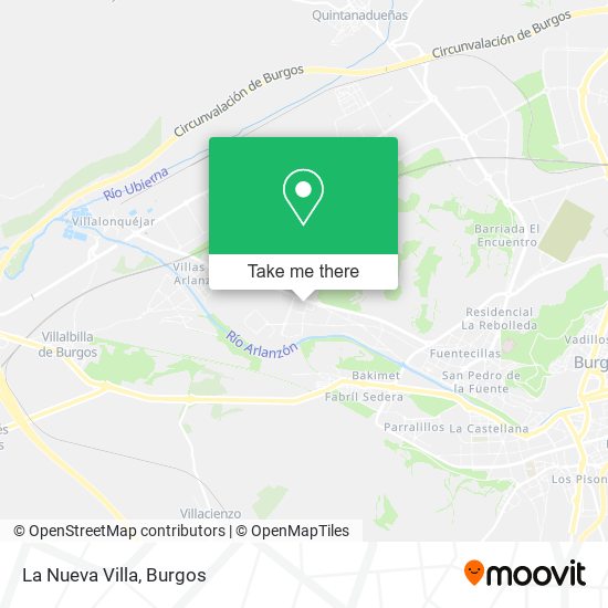 La Nueva Villa map