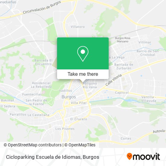 Cicloparking Escuela de Idiomas map