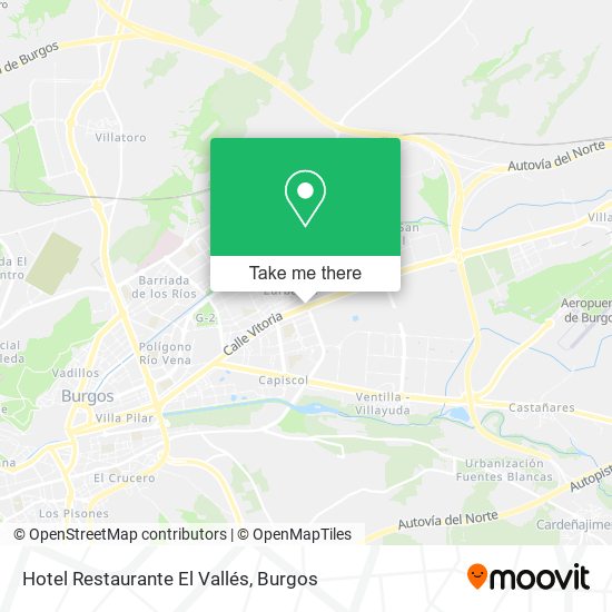 Hotel Restaurante El Vallés map