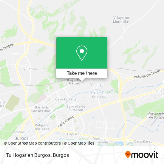 Tu Hogar en Burgos map