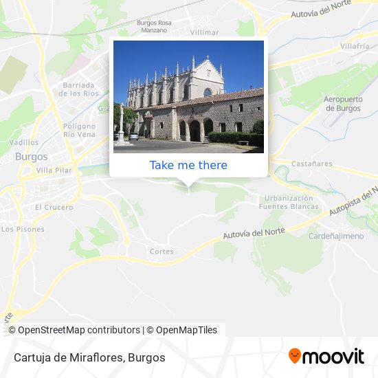 Cartuja de Miraflores map