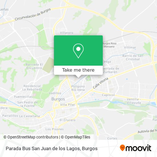 mapa Parada Bus San Juan de los Lagos