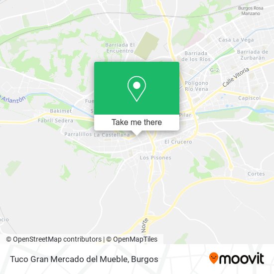 Tuco Gran Mercado del Mueble map