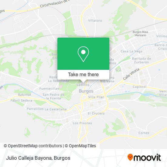Julio Calleja Bayona map