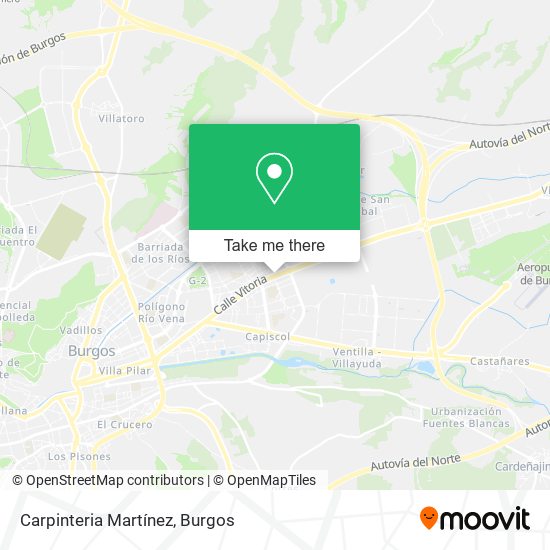 Carpinteria Martínez map