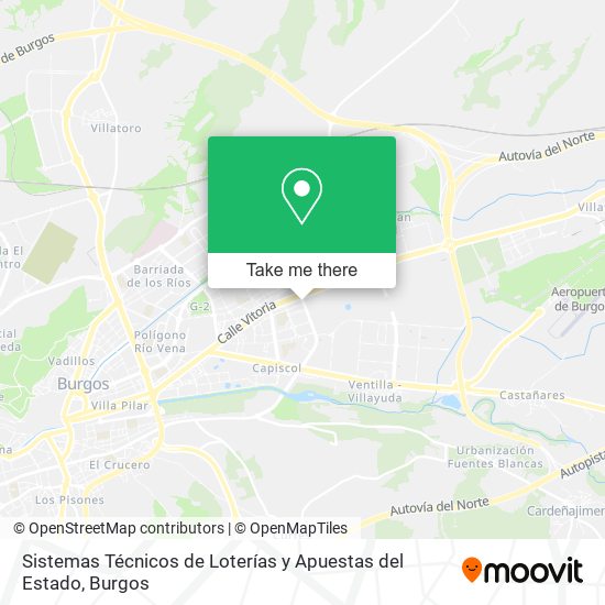 Sistemas Técnicos de Loterías y Apuestas del Estado map