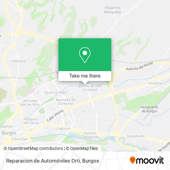 Reparacion de Automóviles Orti map