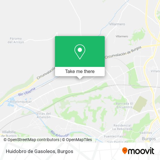 Huidobro de Gasoleos map