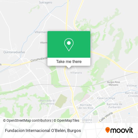 Fundacion Internacional O'Belén map