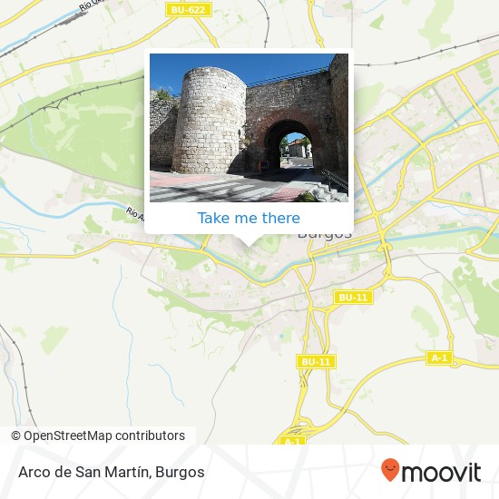 Arco de San Martín map