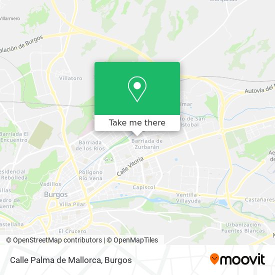 mapa Calle Palma de Mallorca