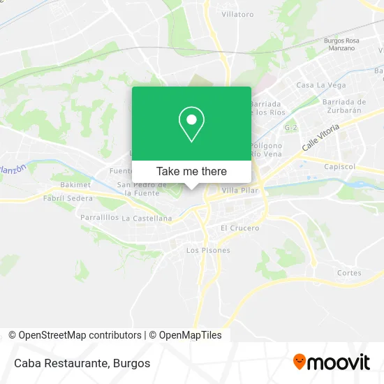 Caba Restaurante map