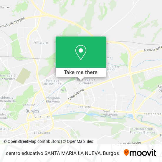 centro educativo SANTA MARIA LA NUEVA map