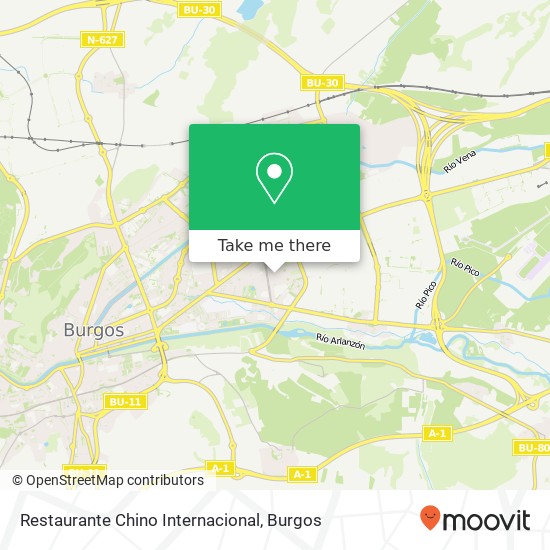 mapa Restaurante Chino Internacional