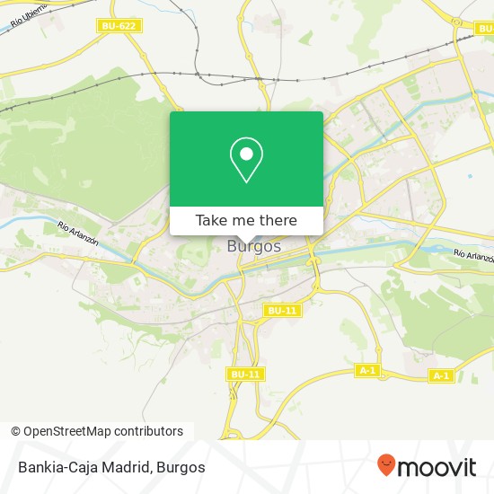 Bankia-Caja Madrid map