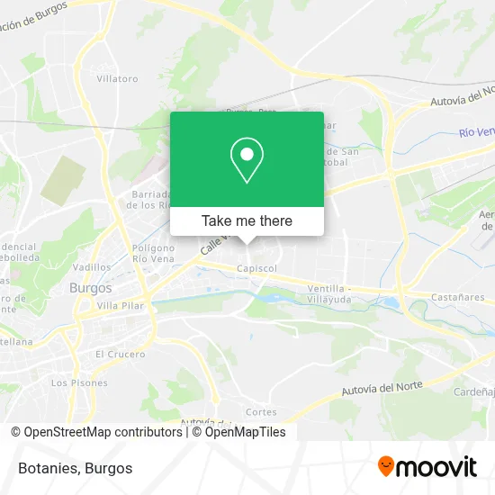 Botanies map