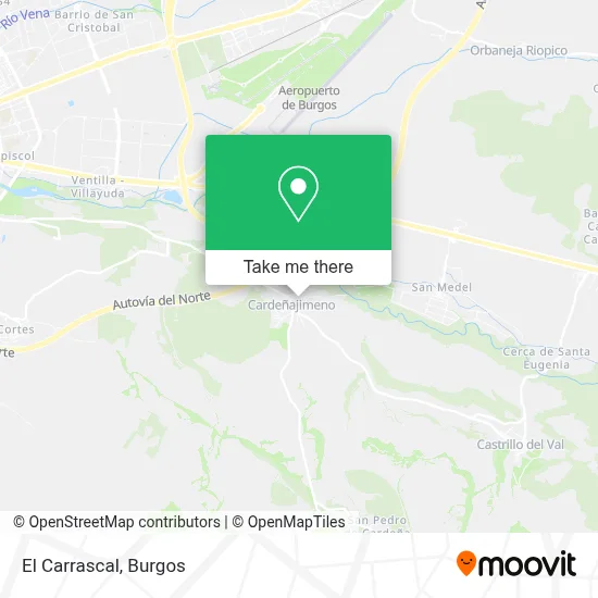 El Carrascal map