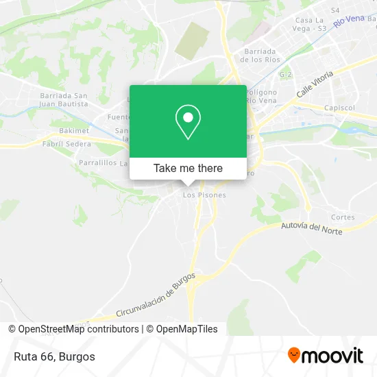Ruta 66 map
