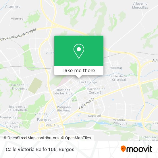 Calle Victoria Balfe 106 map