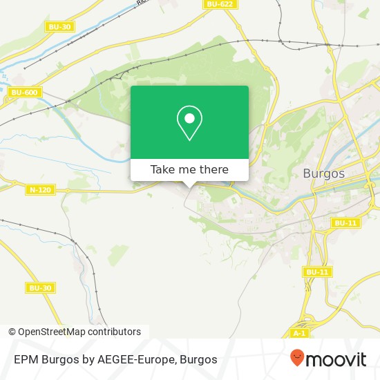 EPM Burgos by AEGEE-Europe map