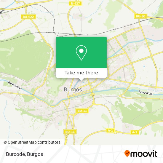 mapa Burcode