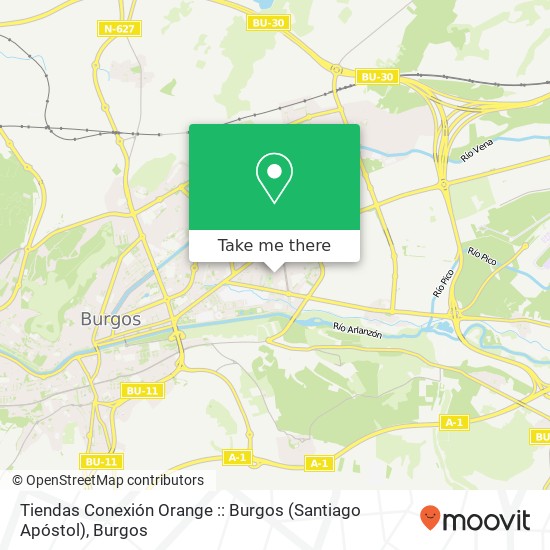 Tiendas Conexión Orange :: Burgos (Santiago Apóstol) map