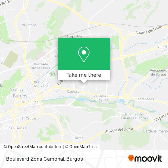 Boulevard Zona Gamonal map
