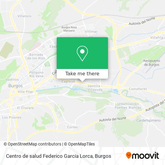 Centro de salud Federico García Lorca map