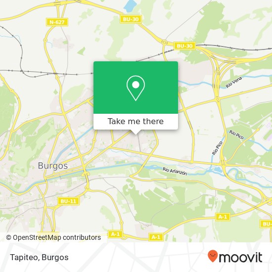 Tapiteo map