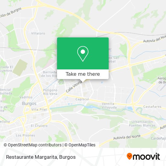 mapa Restaurante Margarita