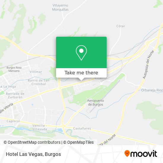 Hotel Las Vegas map