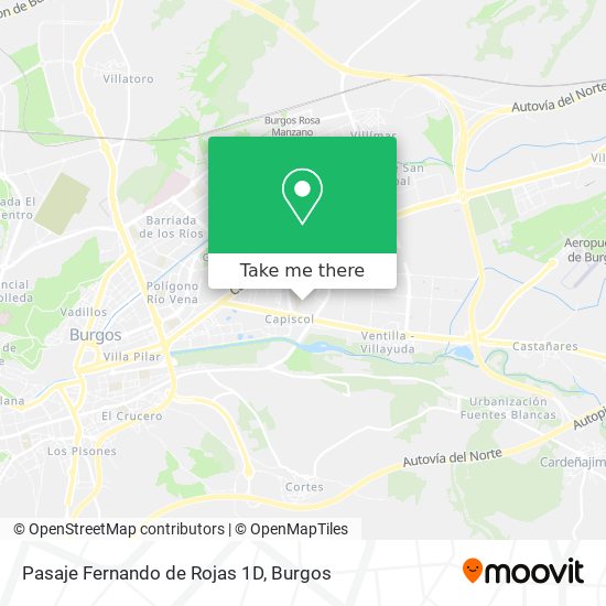 Pasaje Fernando de Rojas 1D map
