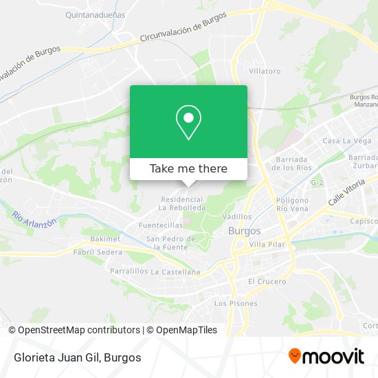 mapa Glorieta Juan Gil