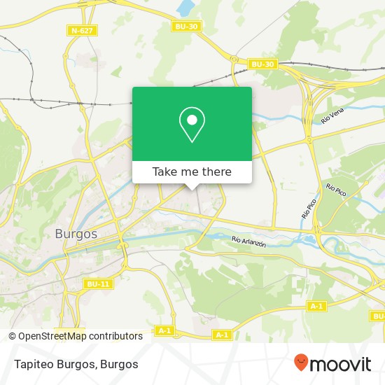 Tapiteo Burgos map