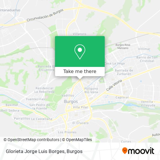Glorieta Jorge Luis Borges map